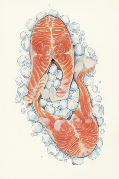 Стейк лосося